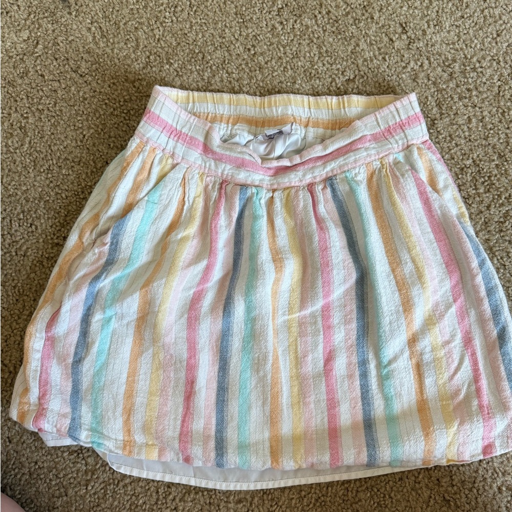 Loft Stripe Summer Skirt S